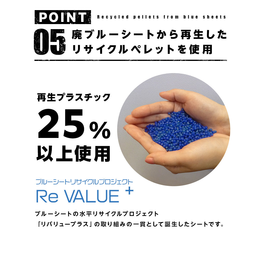 ターピー マットエコシート#2500｜大判・国産・ReVALUE＋エコ対応 おしゃれ防水レジャーシート