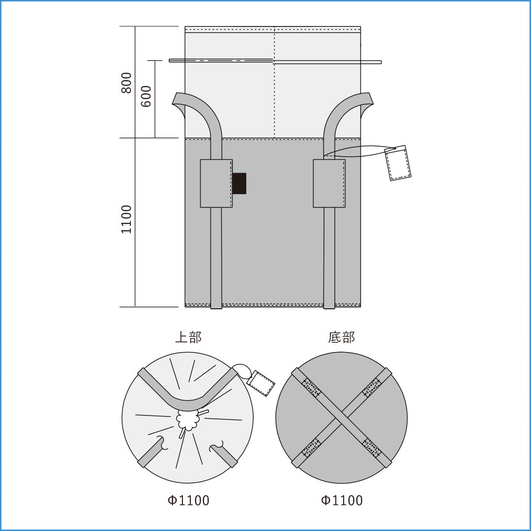 ターピー 耐候性大型土のう 300KT 3年対応