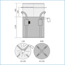 ターピー 耐候性大型土のう 300KT 3年対応