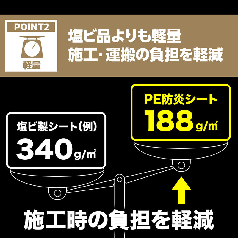 ターピー PE防炎シート