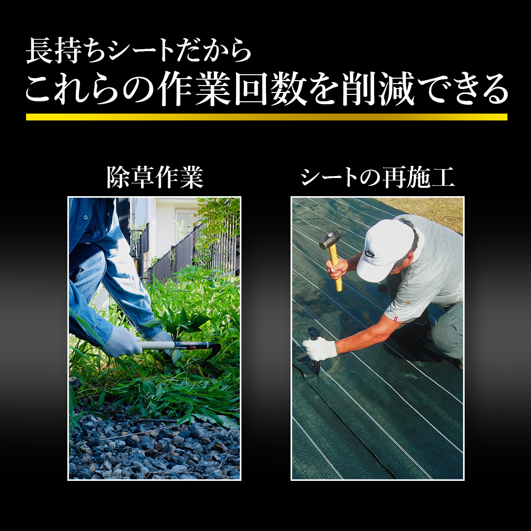 ターピー 防草シート 10年タイプ グランドバリアクロス-10