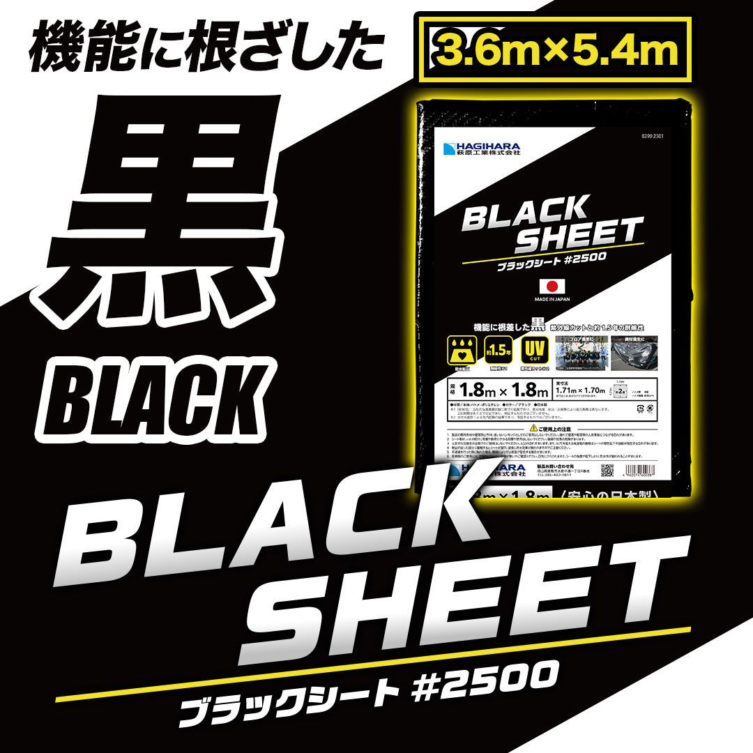 #2500 ブラックシート