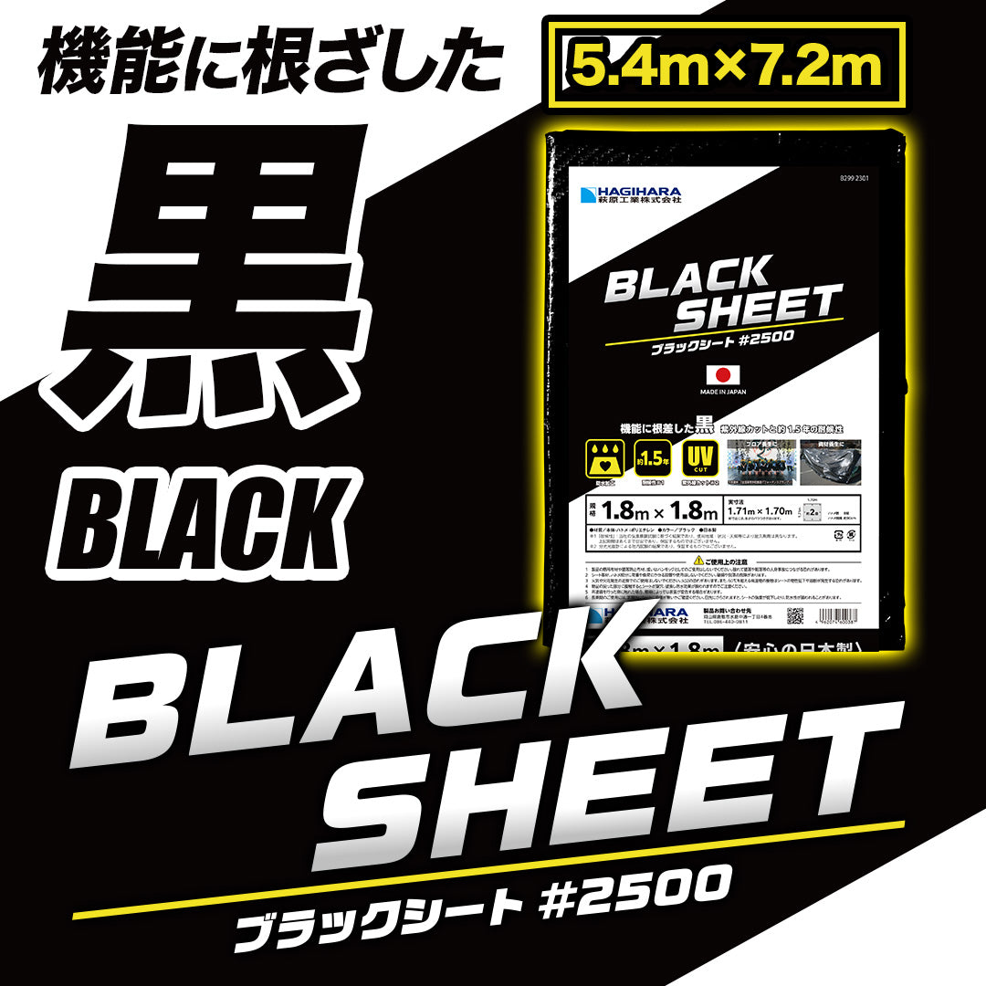 #2500 ブラックシート