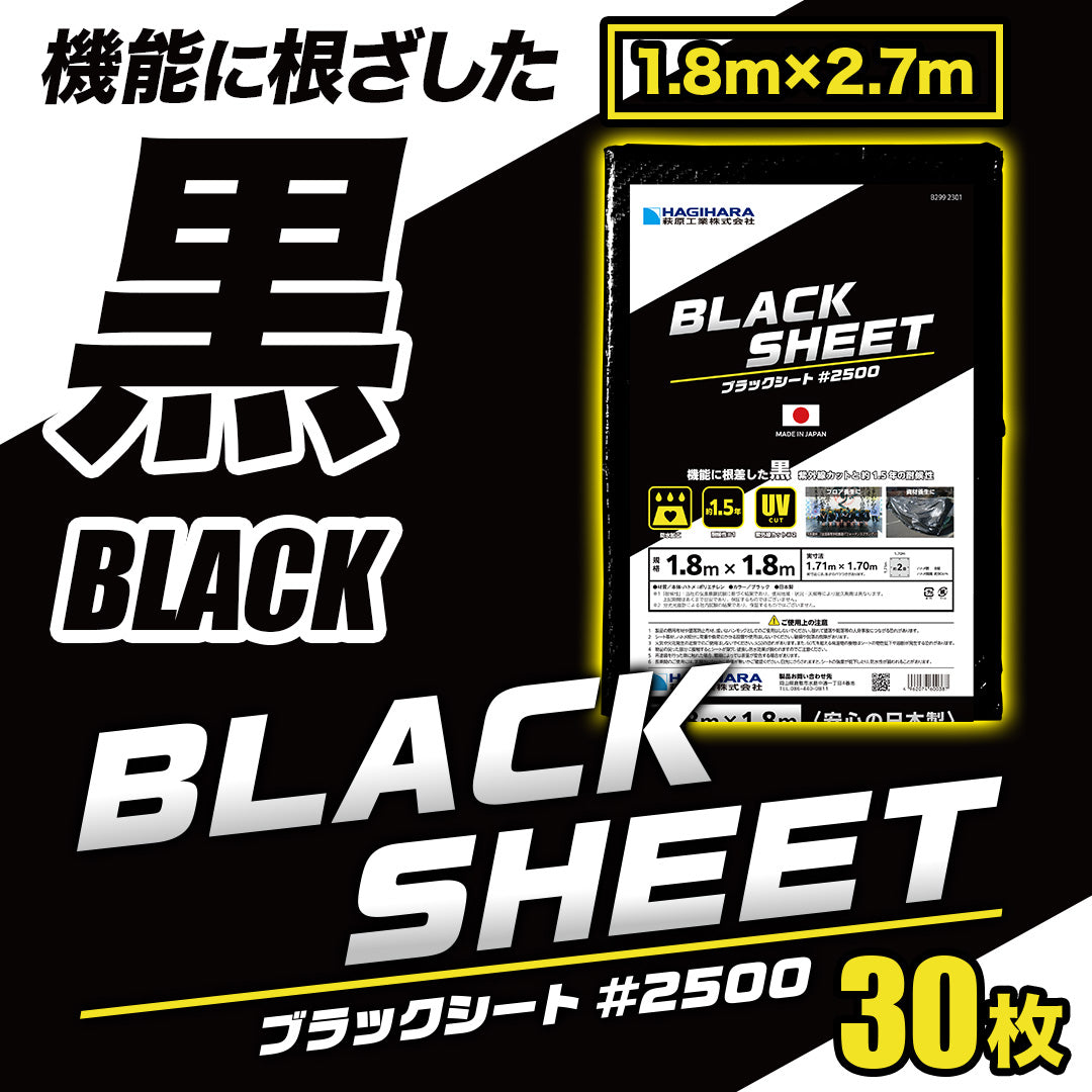 #2500 ブラックシート