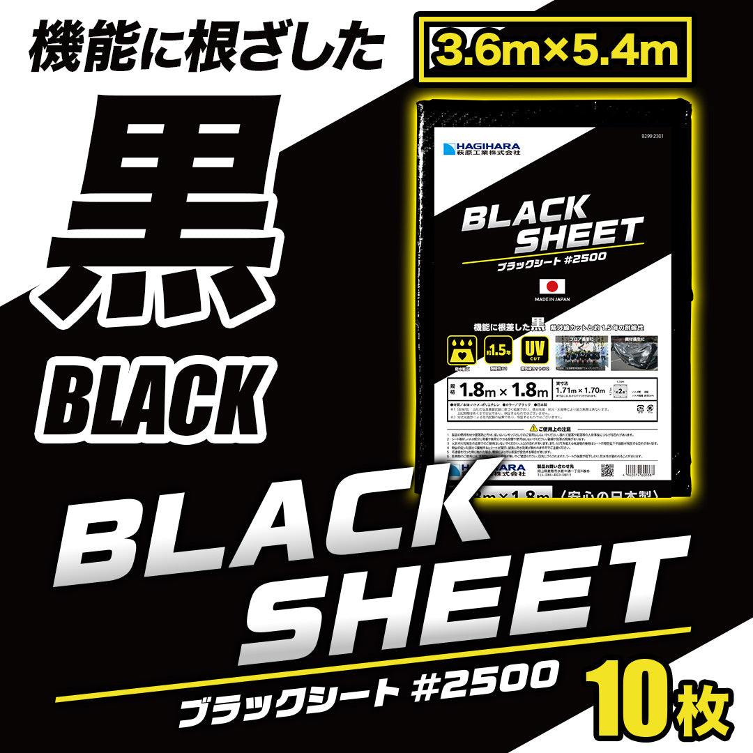 #2500 ブラックシート