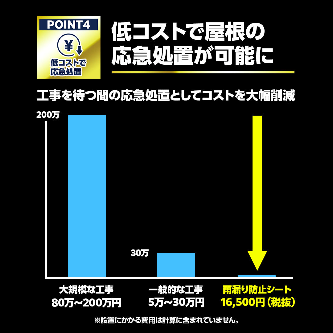 ターピー 屋根雨漏り防止シート #7000UV