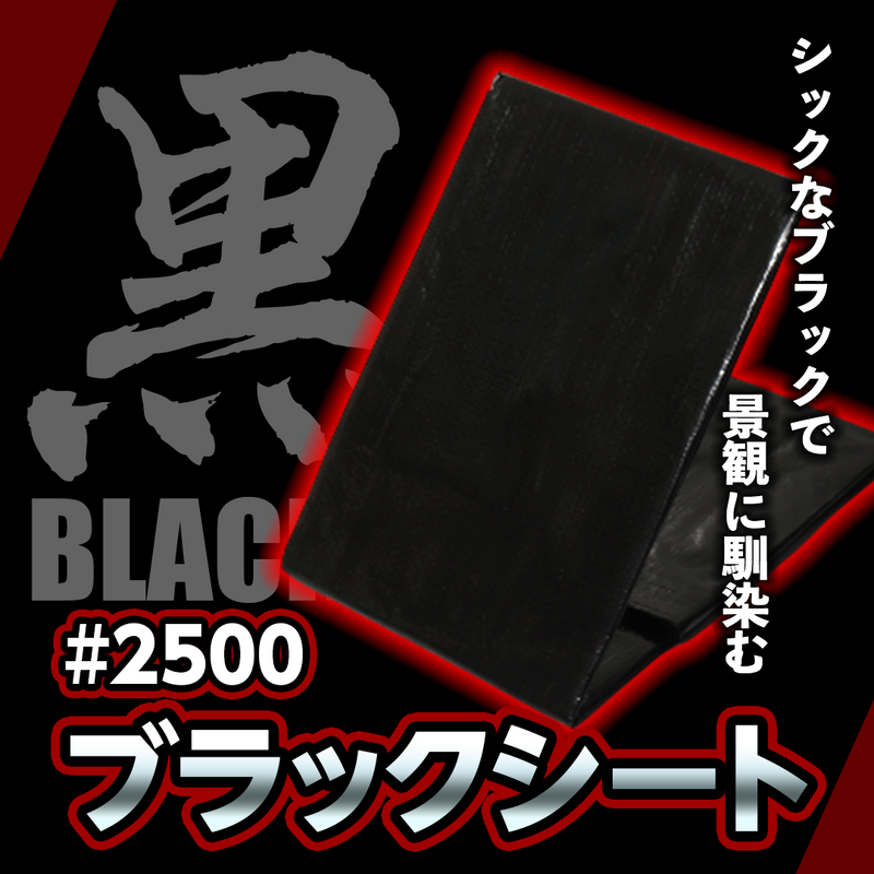 #2500 ブラックシート