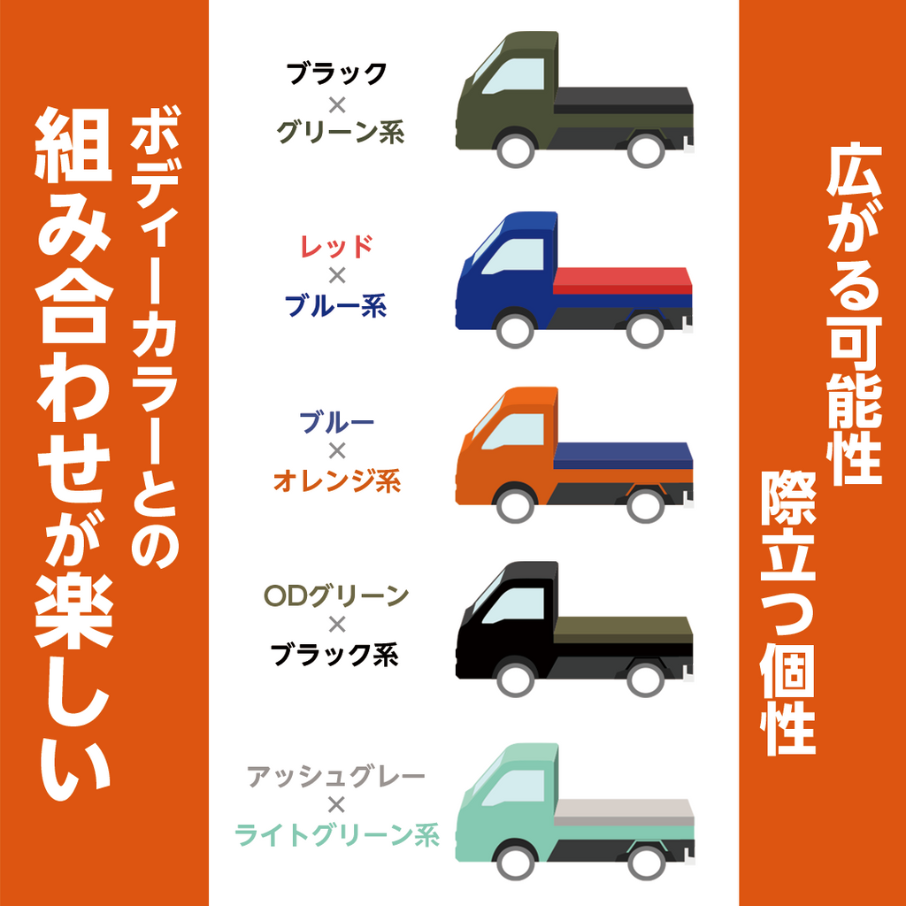 ターピー 軽トラックシート 彩り – 萩原工業公式オンラインショップ