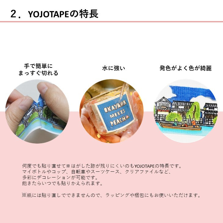 [岡山]ご当地デザイン養生テープ