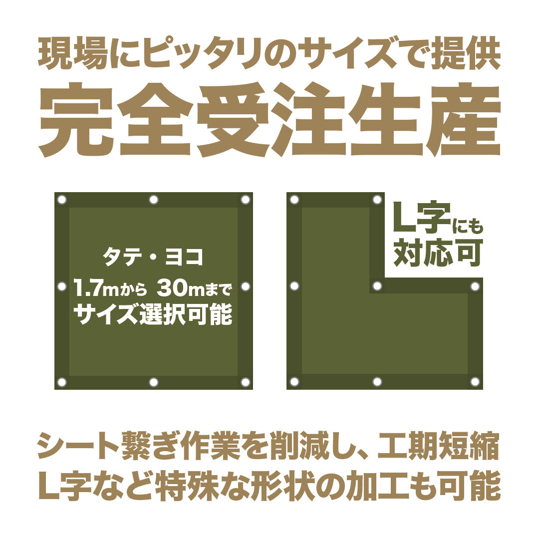 ターピー 法面・盛土 養生シート#7000UV