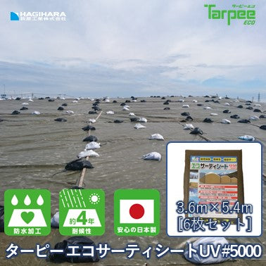 ターピー エコサーティシートUV#5000 ODグリーン
