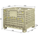 土のうステーションセット:フレーム+カバー+土のう(袋のみ)