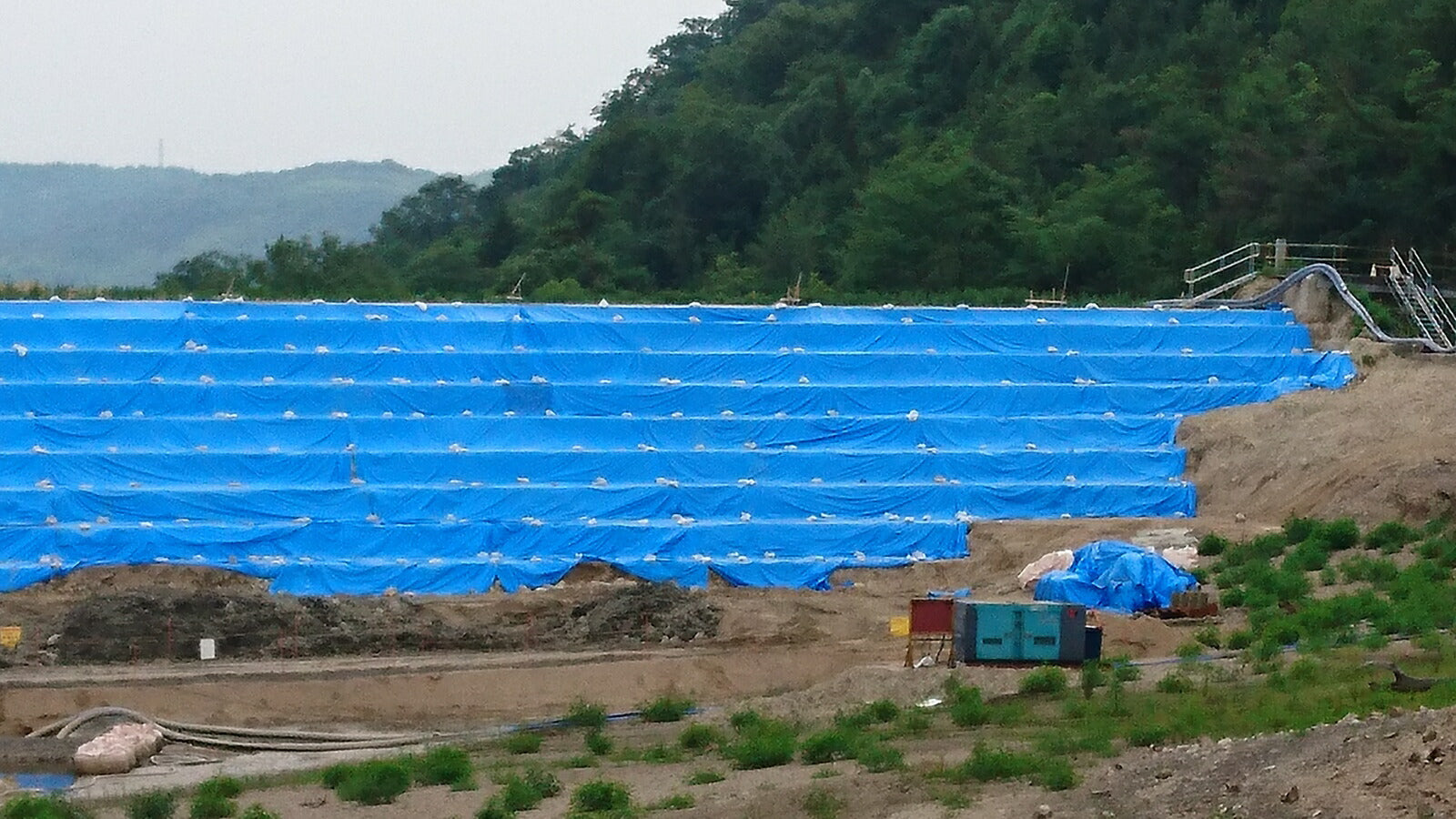 UVブルーシート3.6m×5.4m1枚軽量約2年耐候萩原工業国産レジャー養生雨よけ日よけ防災用品備蓄