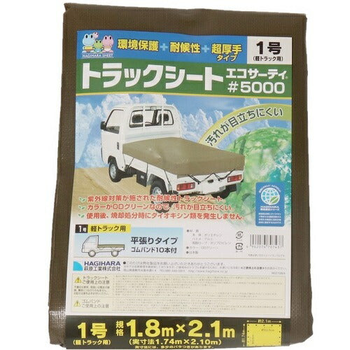 #5000UVトラックシート1.8m×2.1mと荷台用ゴムマットTMS-3(3mm)