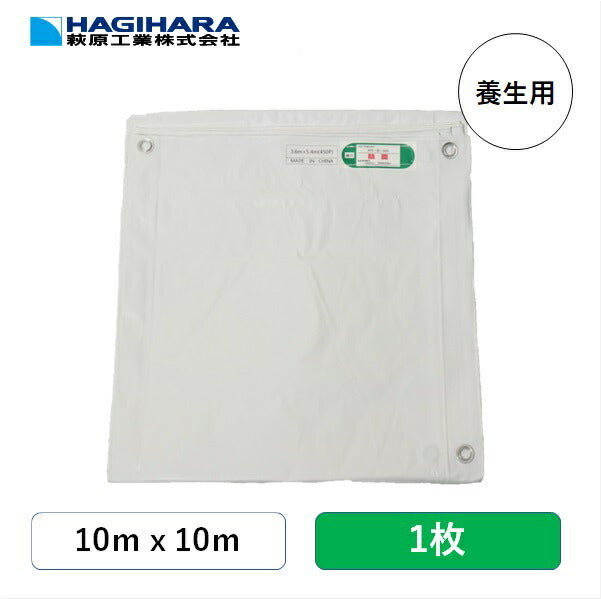 輸入ホワイト防炎シート10m×10m【1枚】
