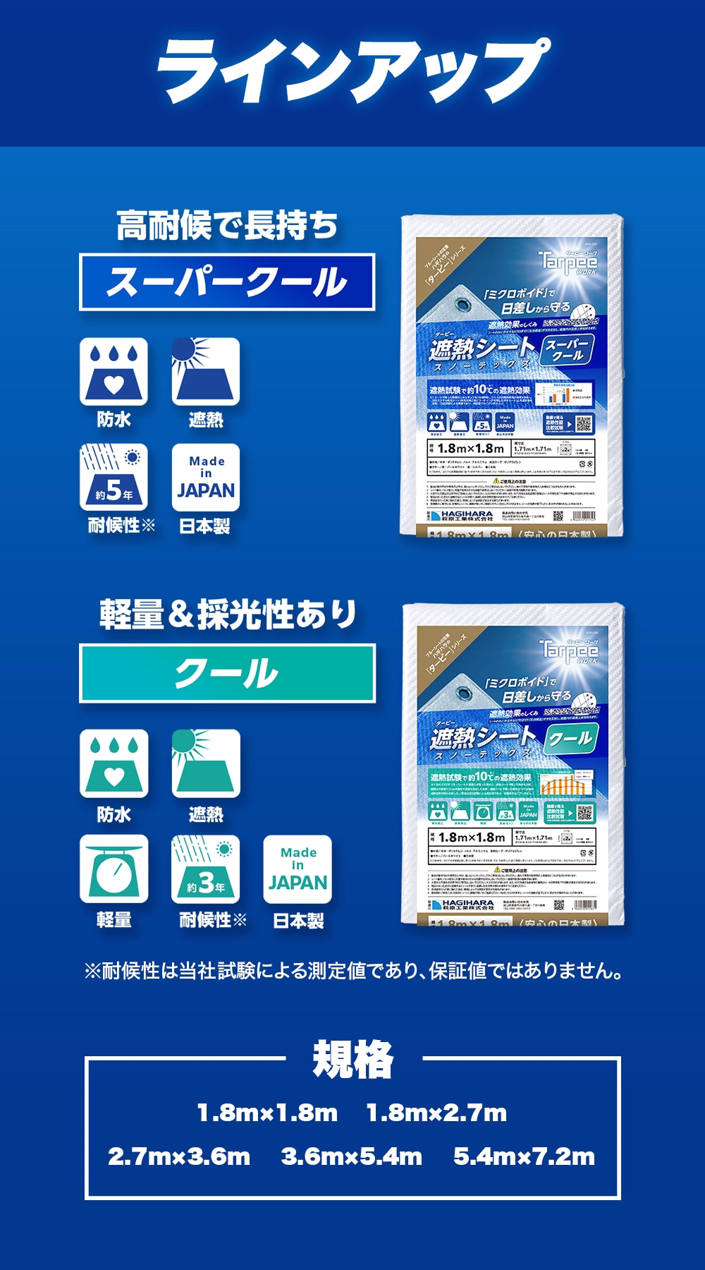 ターピー 遮熱シート スノーテックス・スーパークール